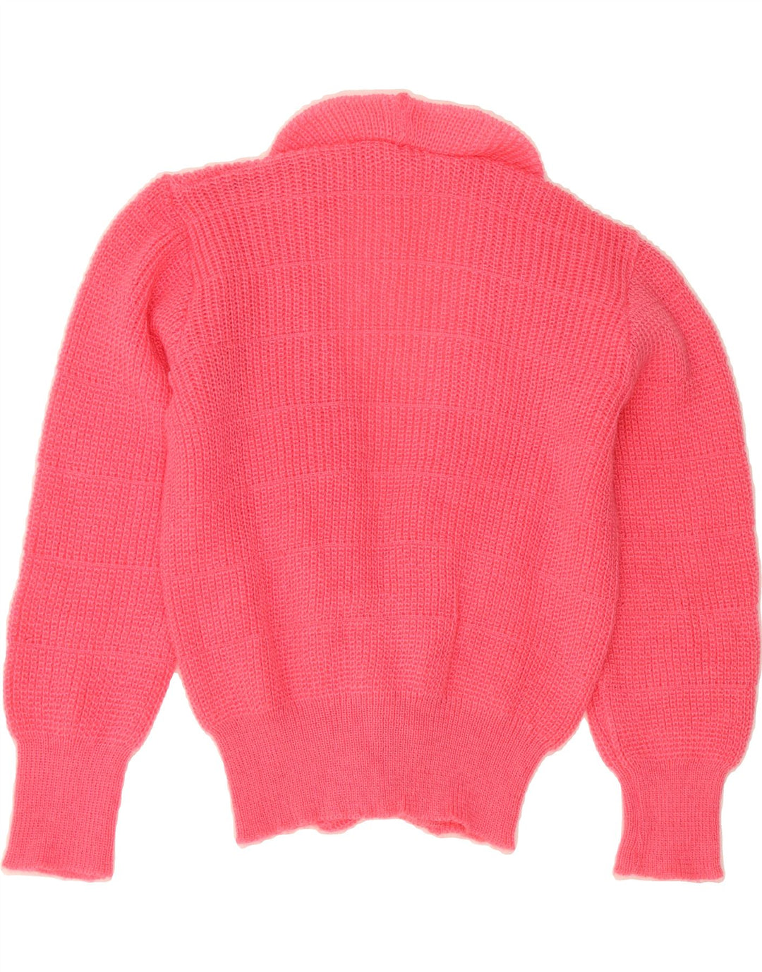VINTAGE Womens Crop Cardigan Sweater UK 8 Small Pink Vintage Vintage and Second-Hand Vintage from Messina Hembry 