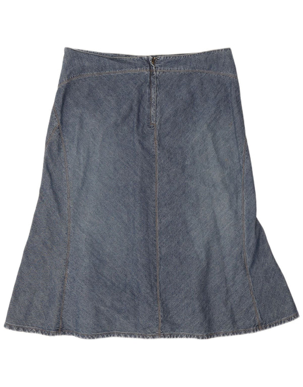 Monsoon Damen Jeansrock UK 14 Large W32 Blaue Baumwolle