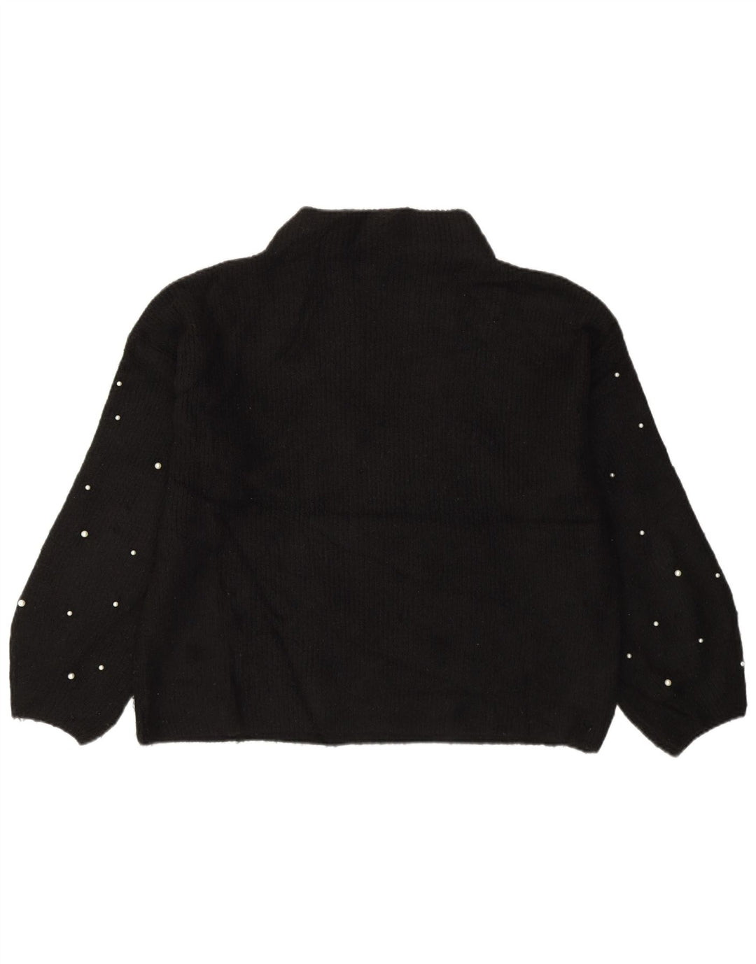 Marks & Spencer Rollkragenpullover für Damen, Gr. 14, Größe L, Schwarz, Acryl