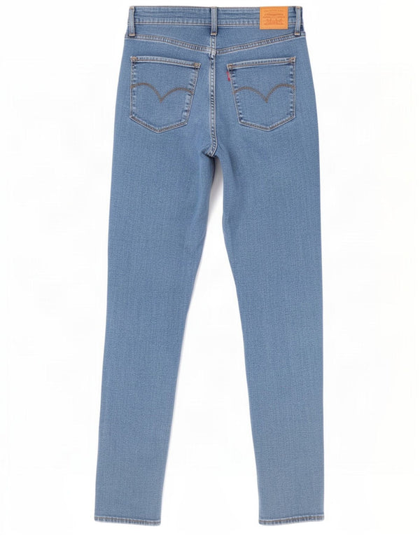 Levi's Damen 721 High Rise Skinny Jeans W30 L30 Blaues Lyocell