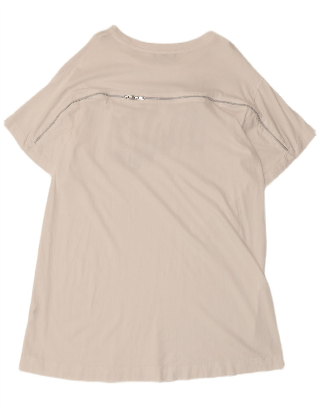 Diesel Damen Grafik-T-Shirt-Kleid UK 14 Mittelweiß