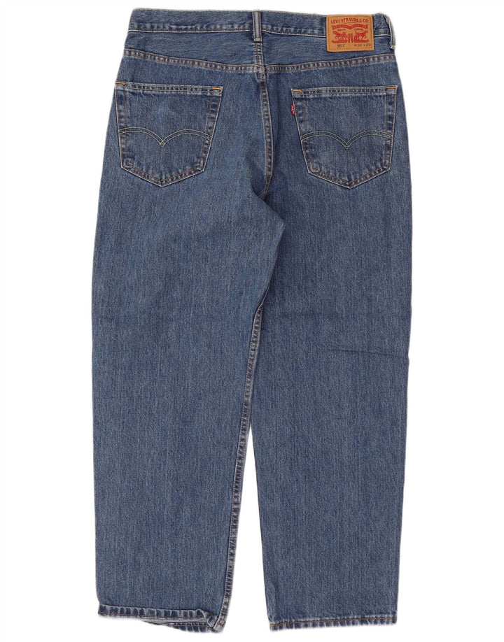 Levi's Herren Relaxed Fit Straight Jeans W36 L29 Blaue Baumwolle