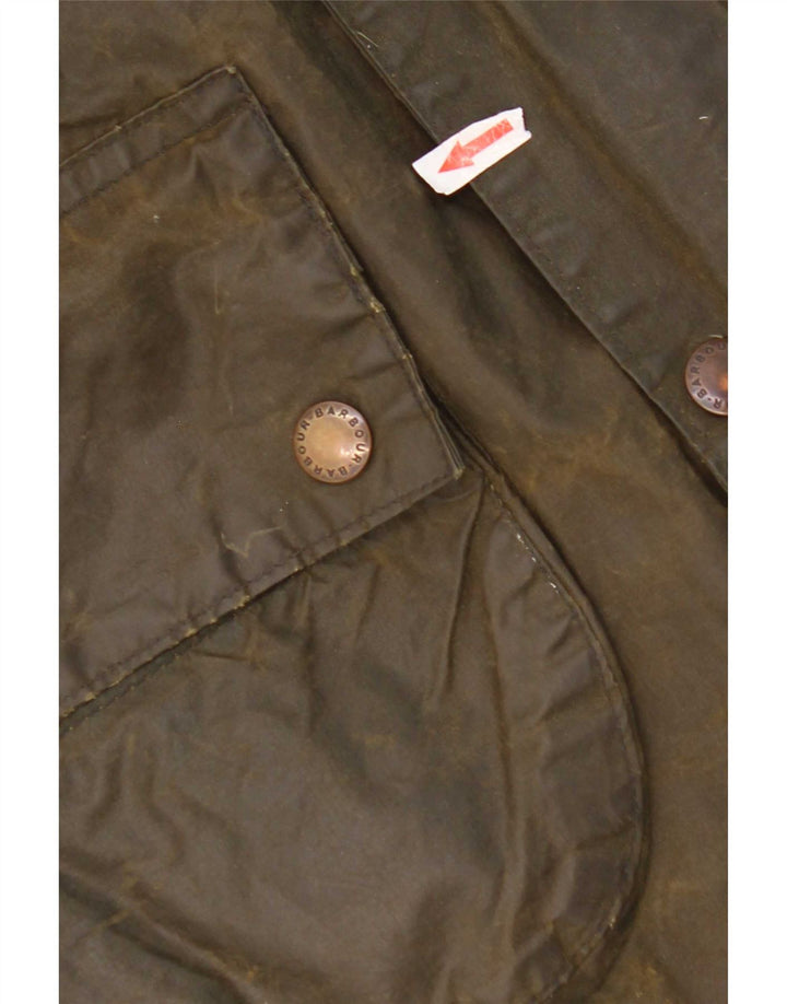 Barbour Herren Gamefair gewachste Baumwolljacke Größe 38 Small Khaki