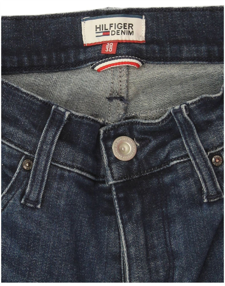 Tommy Hilfiger Damen Schlagjeans W30 L30 Marineblau Baumwolle