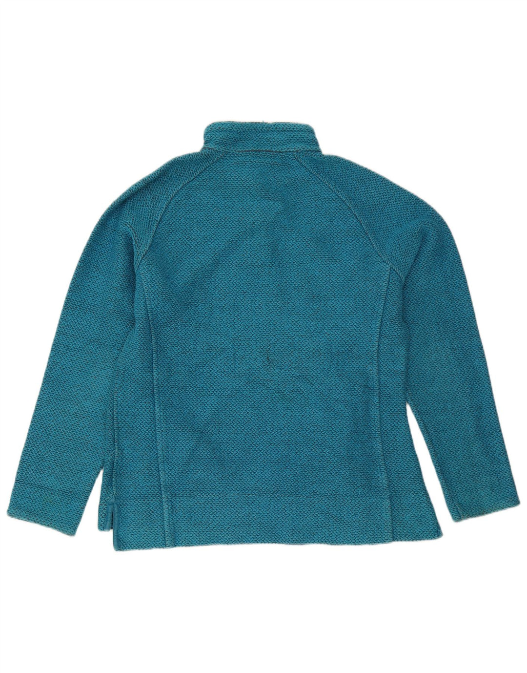 Weird Fish Damen-Sweatshirt mit Reißverschluss am Hals, UK 16, Größe L, Blau, Baumwolle