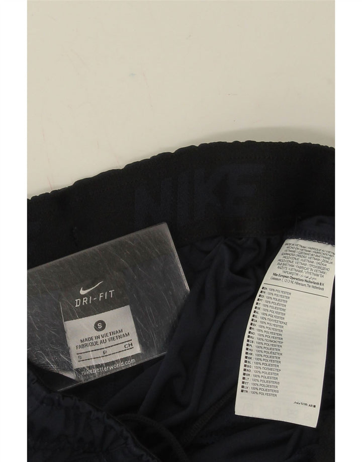 NIKE Mens Dri Fit Sport Shorts Small Navy Blue Polyester