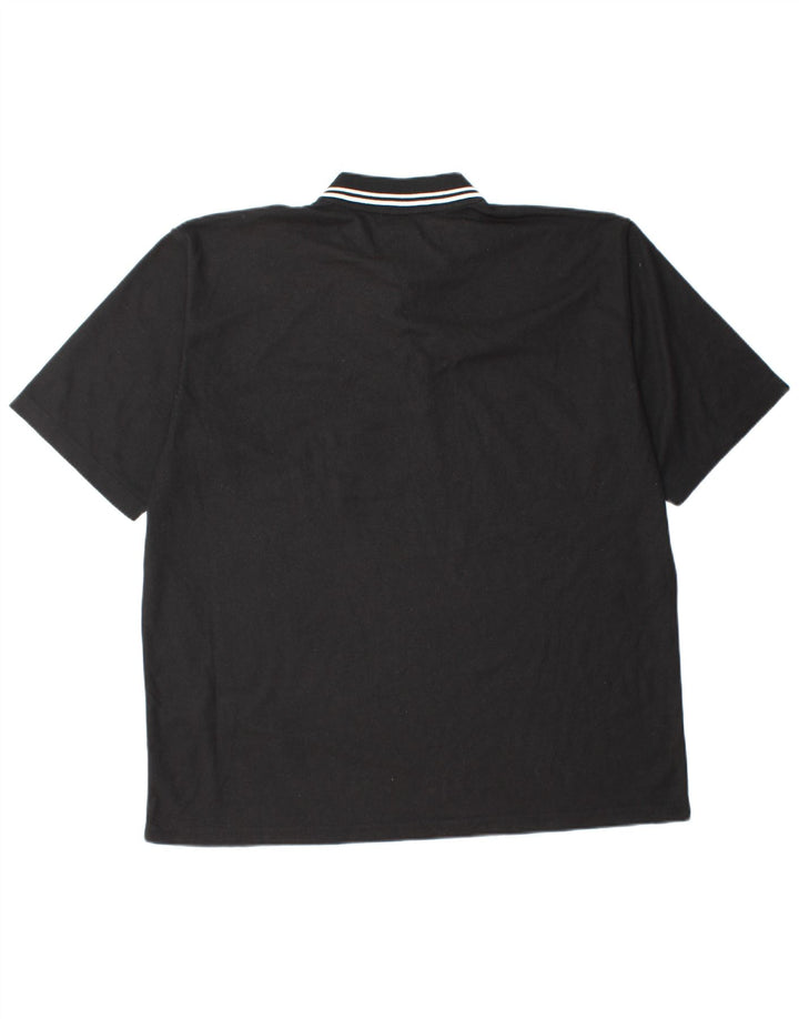 Umbro Herren Poloshirt 2XL Schwarz Polyester
