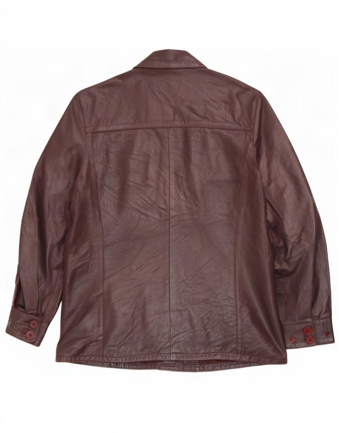 Vintage Herren Lederjacke UK 42 XL Burgund