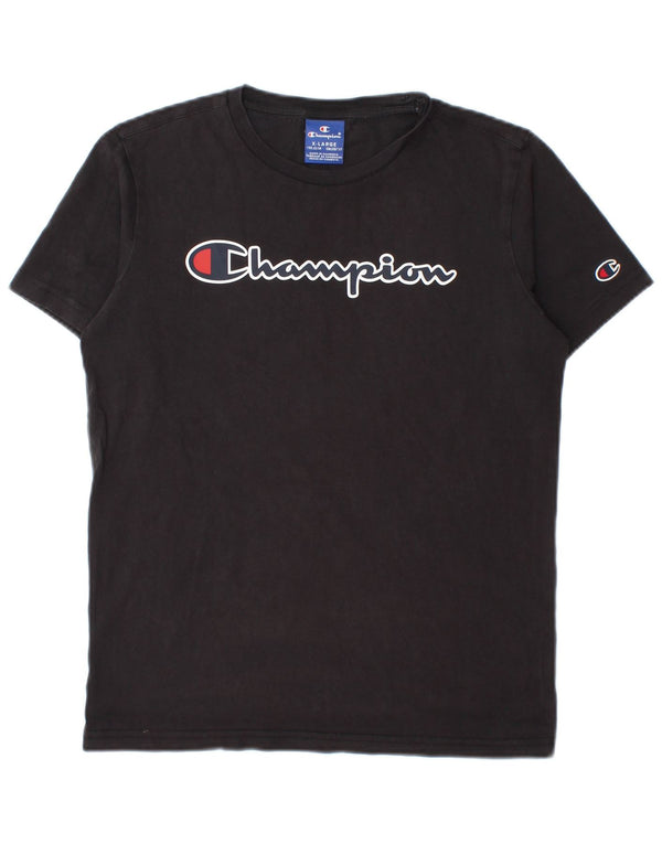 Champion T-Shirt mit Grafik für Jungen, 13–14 Jahre, XL, Schwarz