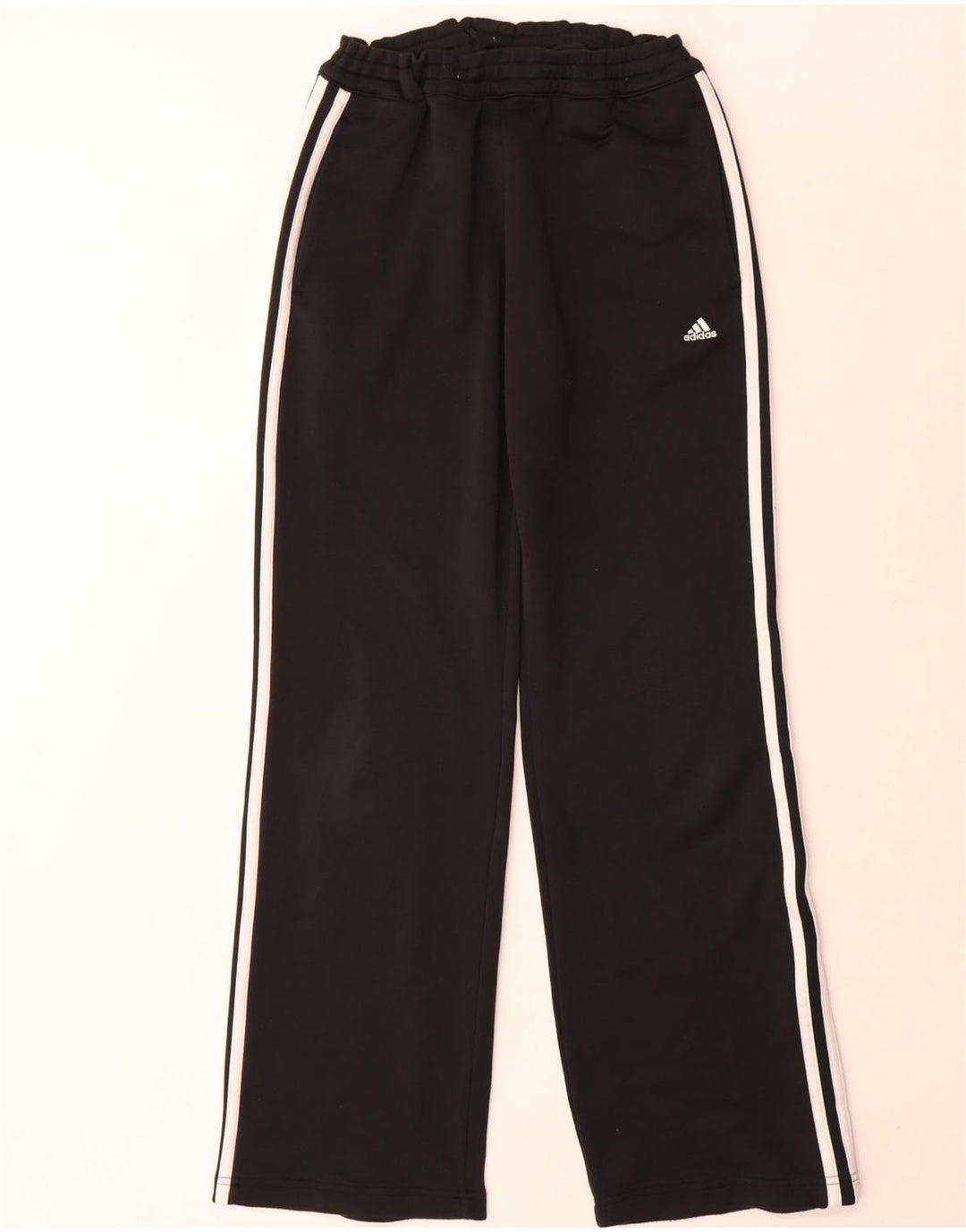 Adidas Damen-Trainingsanzug, UK 10, Größe S, Schwarz, Polyester