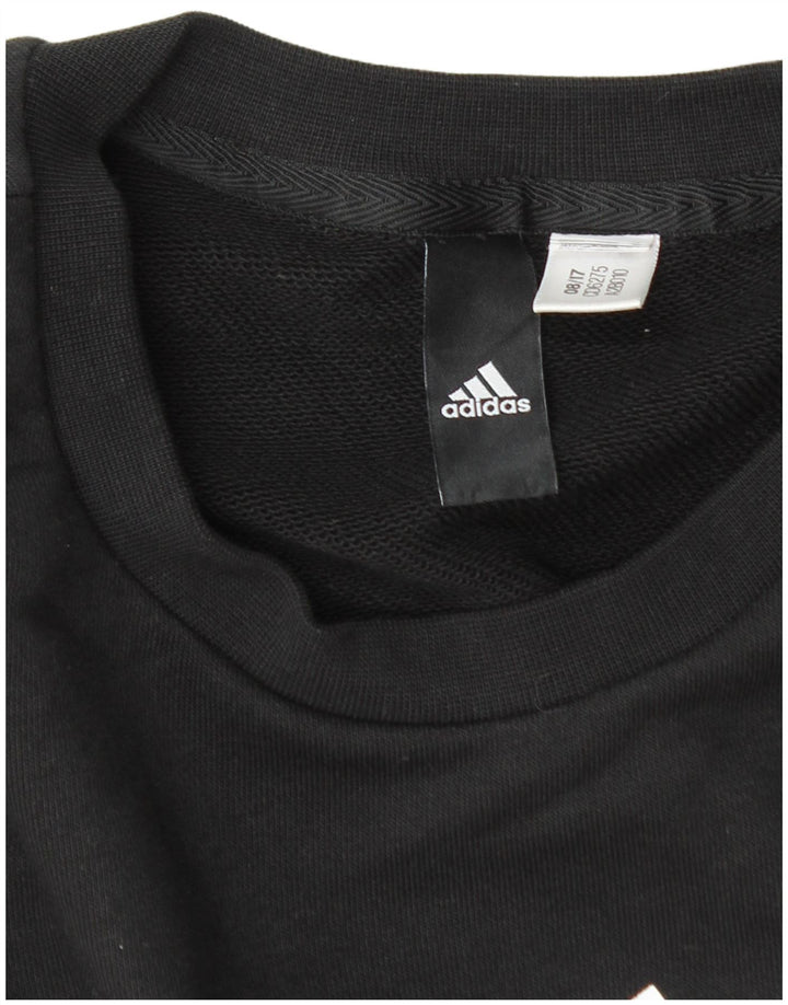 Adidas Herren Grafik-Sweatshirt, Pullover, Größe L, Schwarz