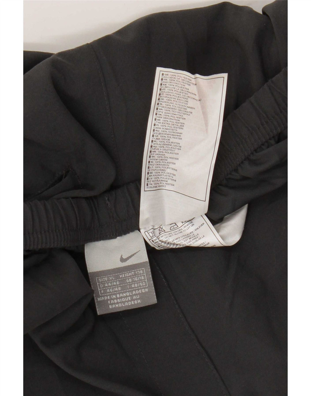 Nike Damen-Trainingshose UK 16/18 XL Graues Polyester
