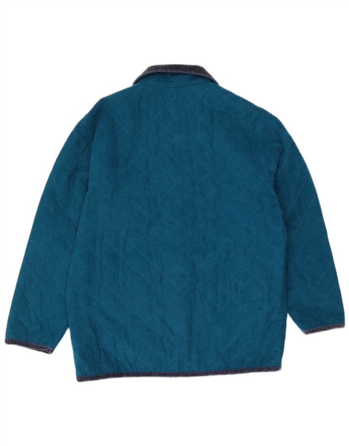 Greenstone Park Herren Steppjacke UK 38 Mittelblaues Polyester