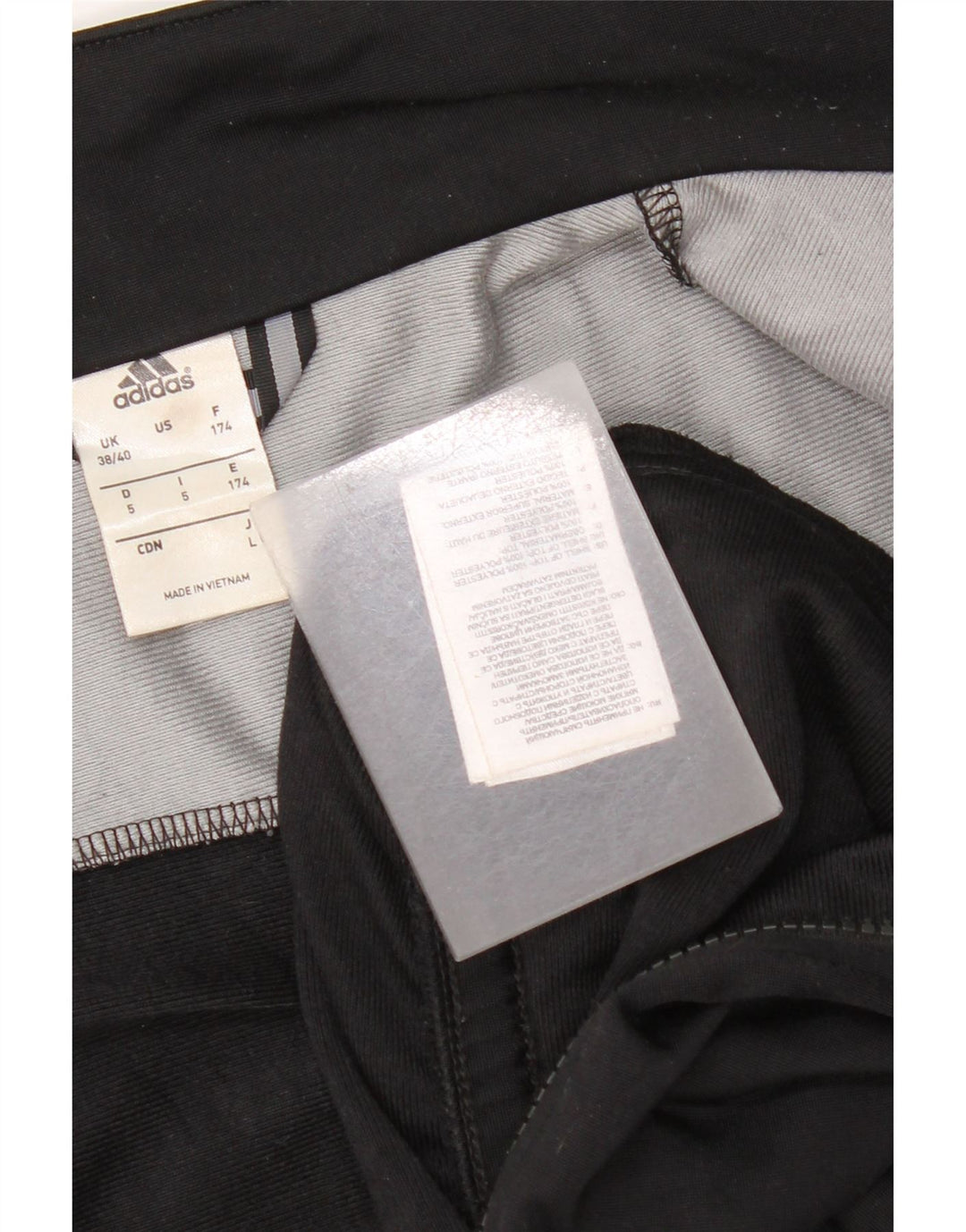 Adidas Herren Trainingsanzug Top Jacke UK 38/40 Medium Schwarz Colourblock