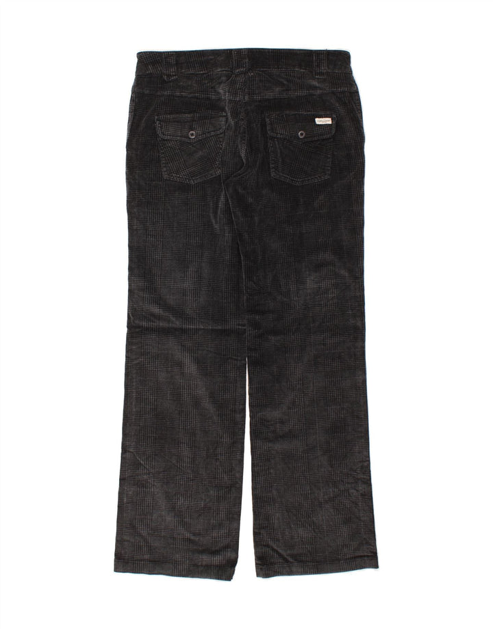 WOOLRICH Mens Straight Chino Trousers W31 L32 Grey Check Cotton Vintage Woolrich and Second-Hand Woolrich from Messina Hembry 