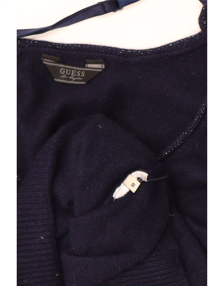 Guess Damen-Pullover mit U-Boot-Ausschnitt, Gr. 14, mittleres Marineblau