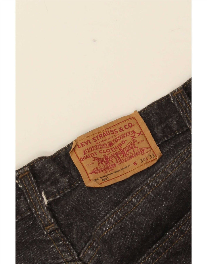 Levi's Herren 901 Tapered Jeans W30 L32 Schwarz