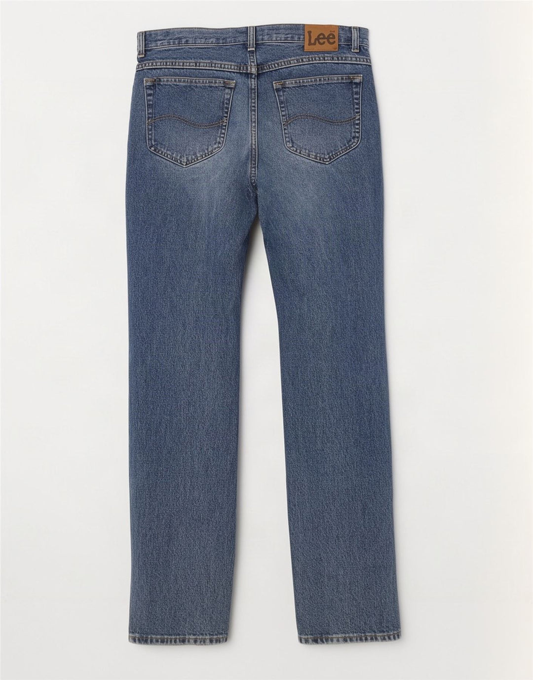 Lee Herren Straight Jeans W32 L34 Blau