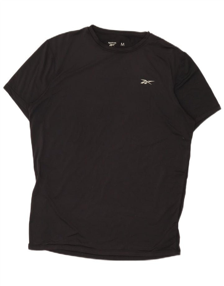 Reebok Herren T-Shirt Top Medium Schwarz Polyester