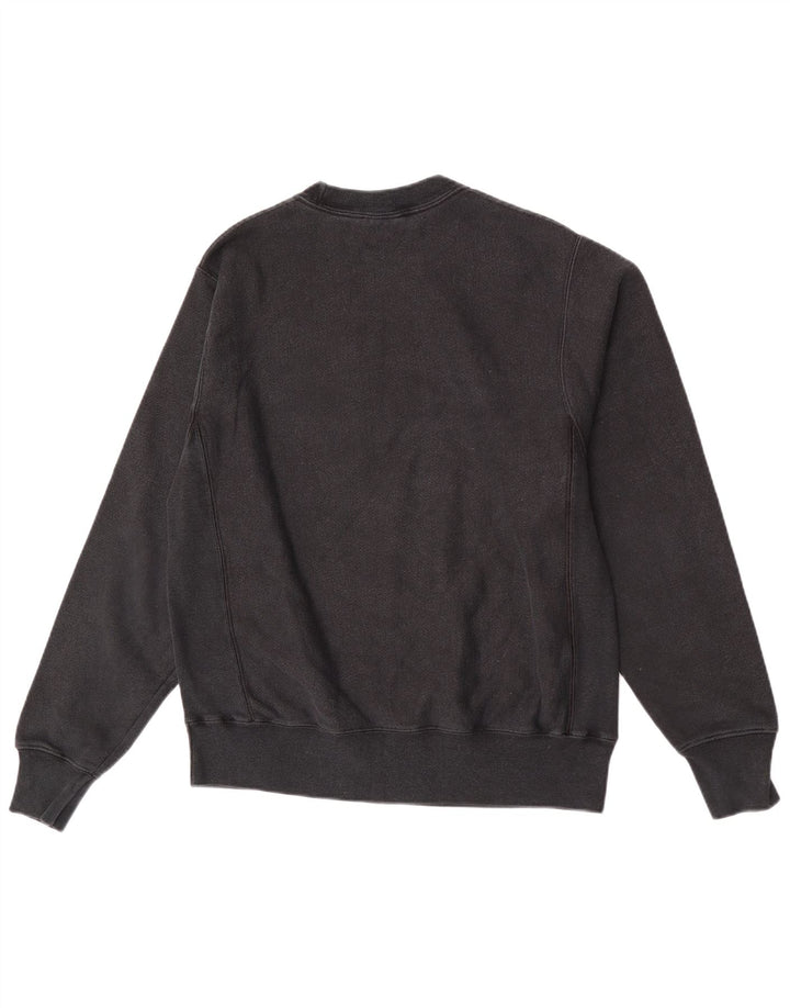 Champion Herren Reverse Weave Sweatshirt Pullover Small Schwarz Baumwolle