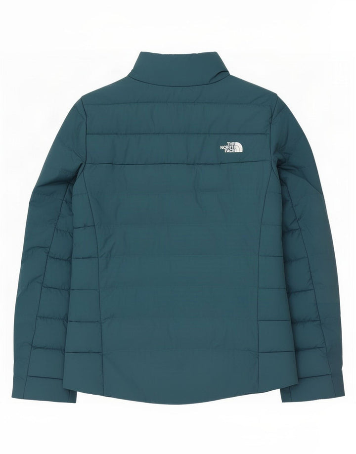 The North Face Damen Wattierte Jacke UK 14 Mittelblaues Polyester