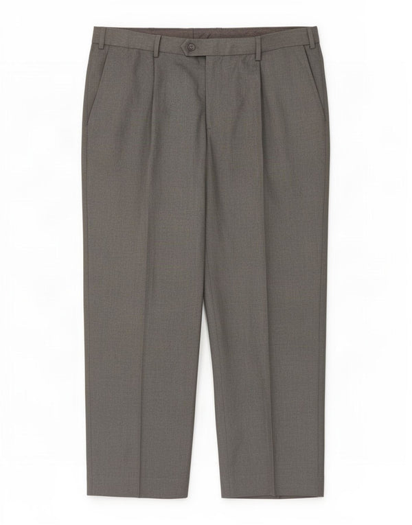 Marks & Spencer Herren-Anzughose in normaler Passform, W36 L29, grau, Polyester
