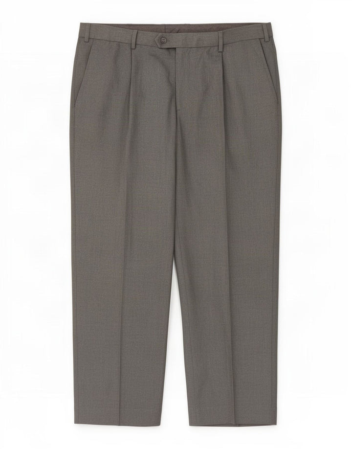 Marks & Spencer Herren-Anzughose in normaler Passform, W36 L29, grau, Polyester