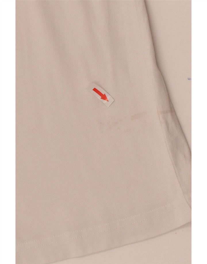 Calvin Klein Herren-T-Shirt mit Grafik, mittelweiße Baumwolle