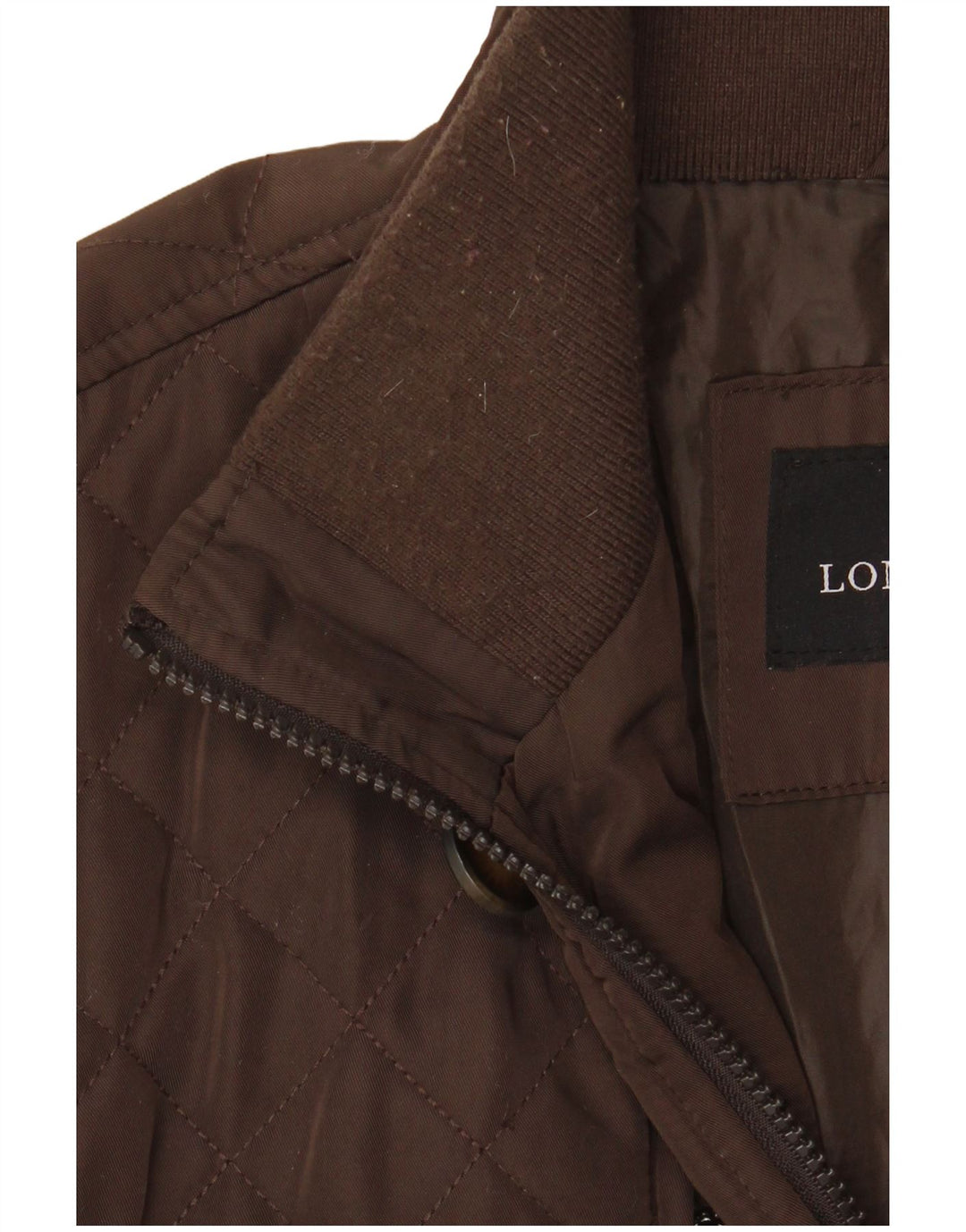 London Fog Herren Steppjacke UK 40 Large Braun Polyester
