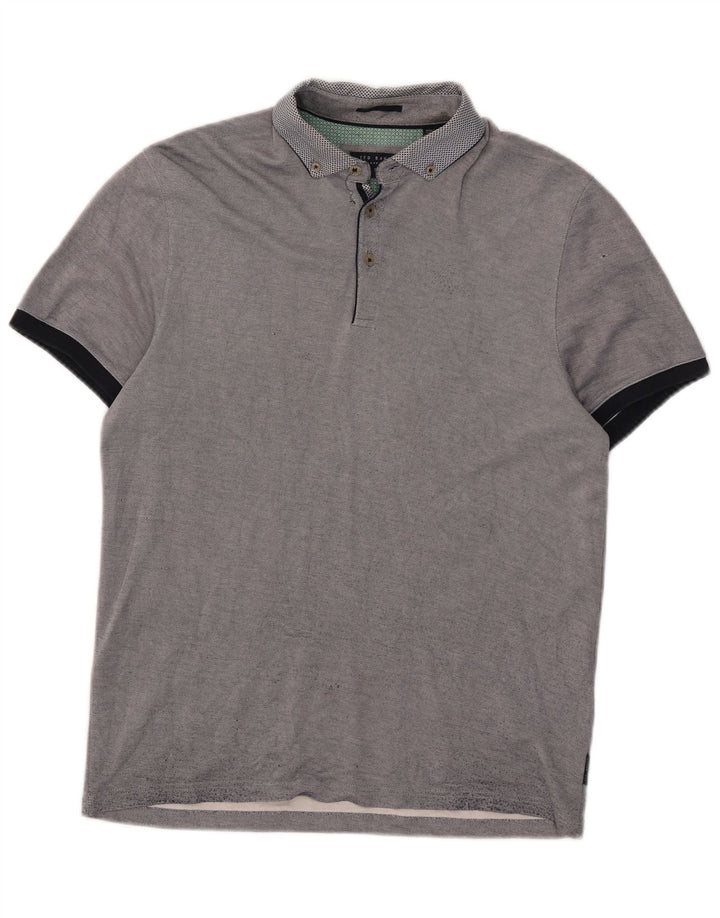 Ted Baker Herren-Poloshirt, Größe 3, Mittel, Marineblau, Modal
