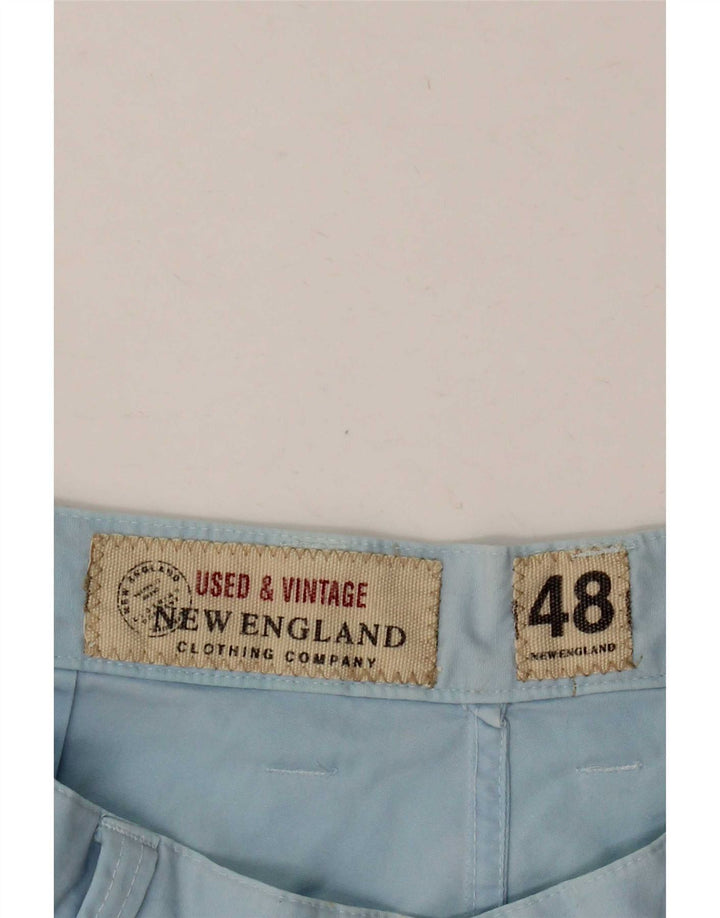 Vintage Herren Chino Shorts IT 48 Medium W30 Blau
