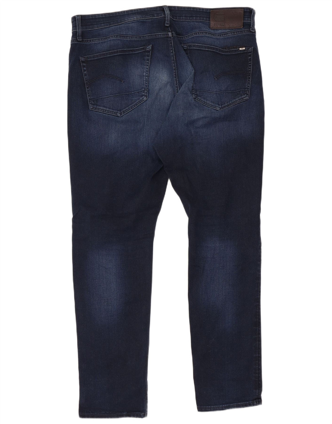 G-STAR Herren 3301 Straight Tapered Jeans W38 L34 Blaue Baumwolle