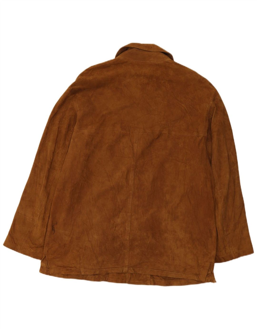 Vintage Herren Wildlederjacke IT 52 Large Braun