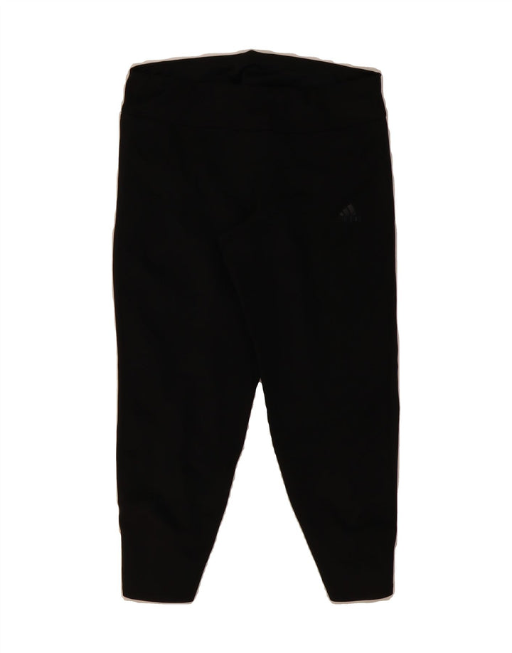 ADIDAS Womens Climacool Capri Tracksuit Trousers UK 8/10 Small Black Vintage Adidas and Second-Hand Adidas from Messina Hembry 