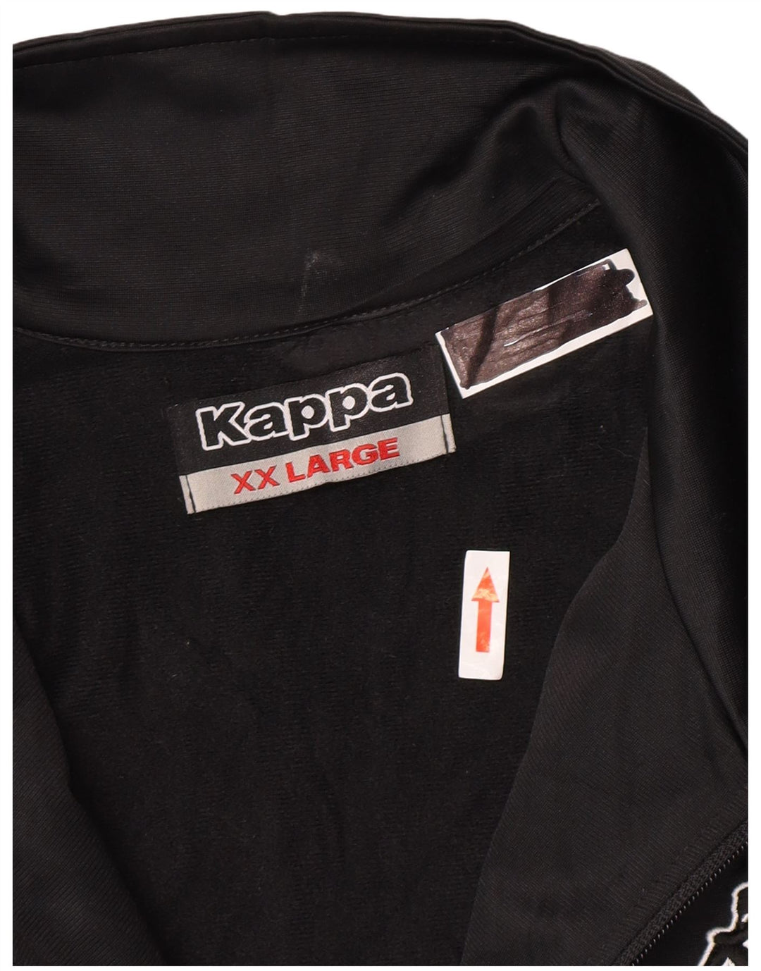Kappa Herren Graphic Trainingsanzug Top Jacke 2XL Schwarz Polyester