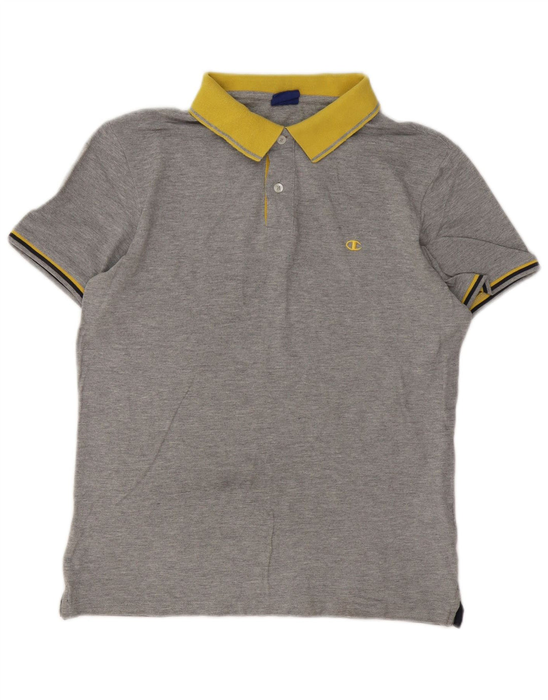 Champion Herren Rugby-Poloshirt, große graue Baumwolle