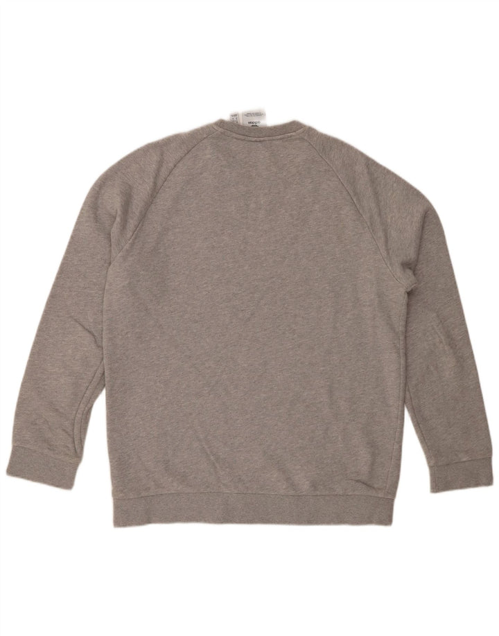 ADIDAS Herren Sweatshirt Pullover mittelgraue Baumwolle