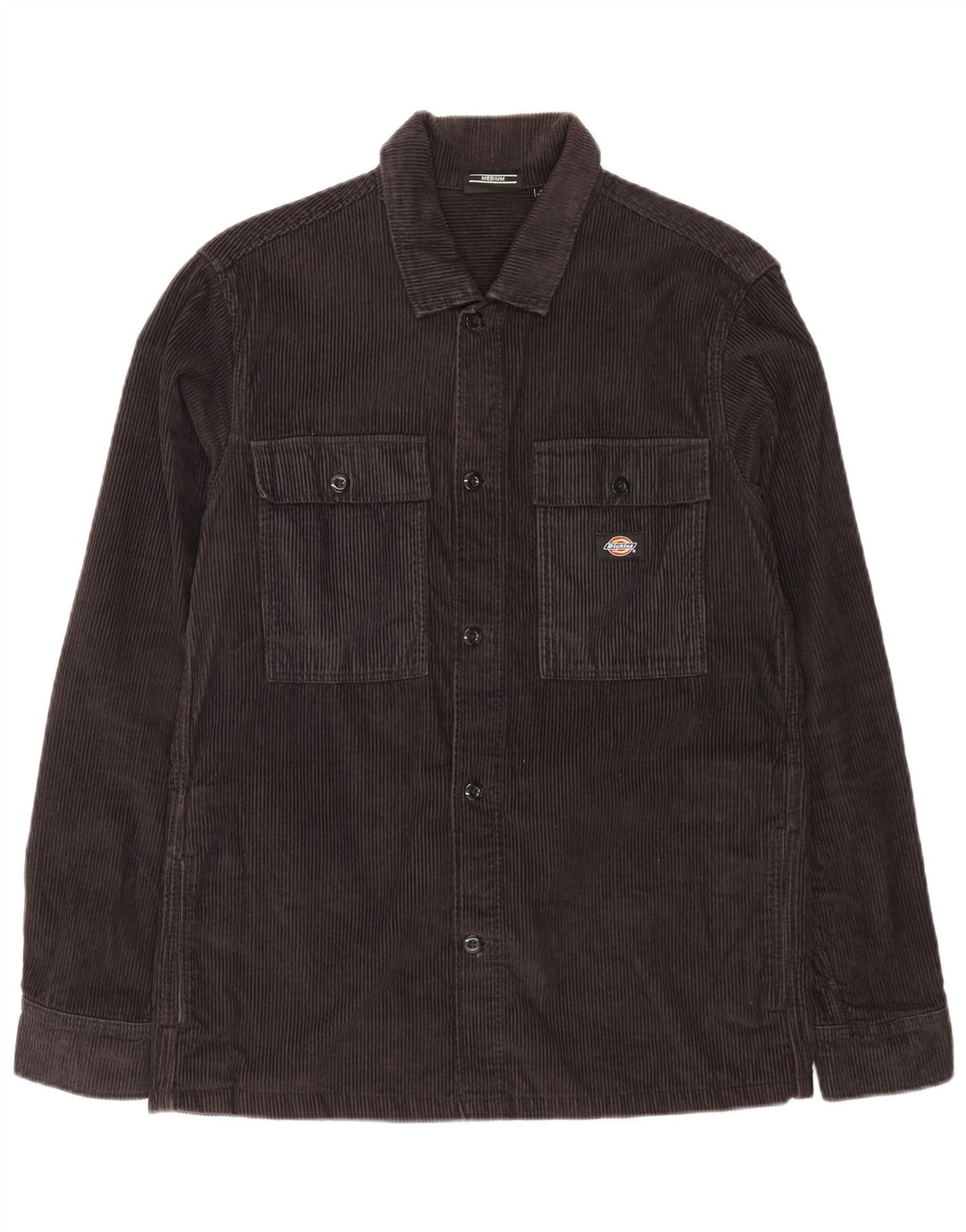 Dickies Herren-Overshirt aus Cord-Hemd, mittelmarineblaue Baumwolle