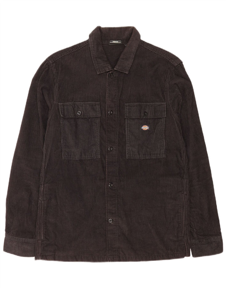 Dickies Herren-Overshirt aus Cord-Hemd, mittelmarineblaue Baumwolle