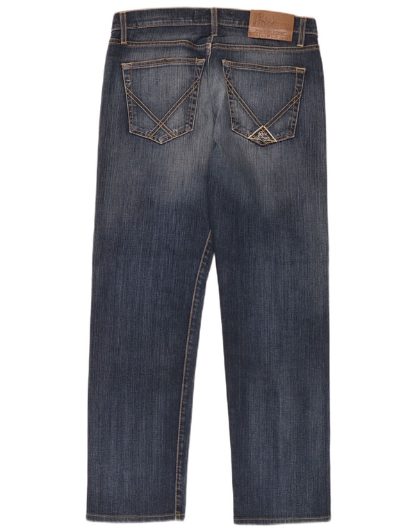 Roy Rogers Herren Straight Jeans W34 L30 Blaue Baumwolle