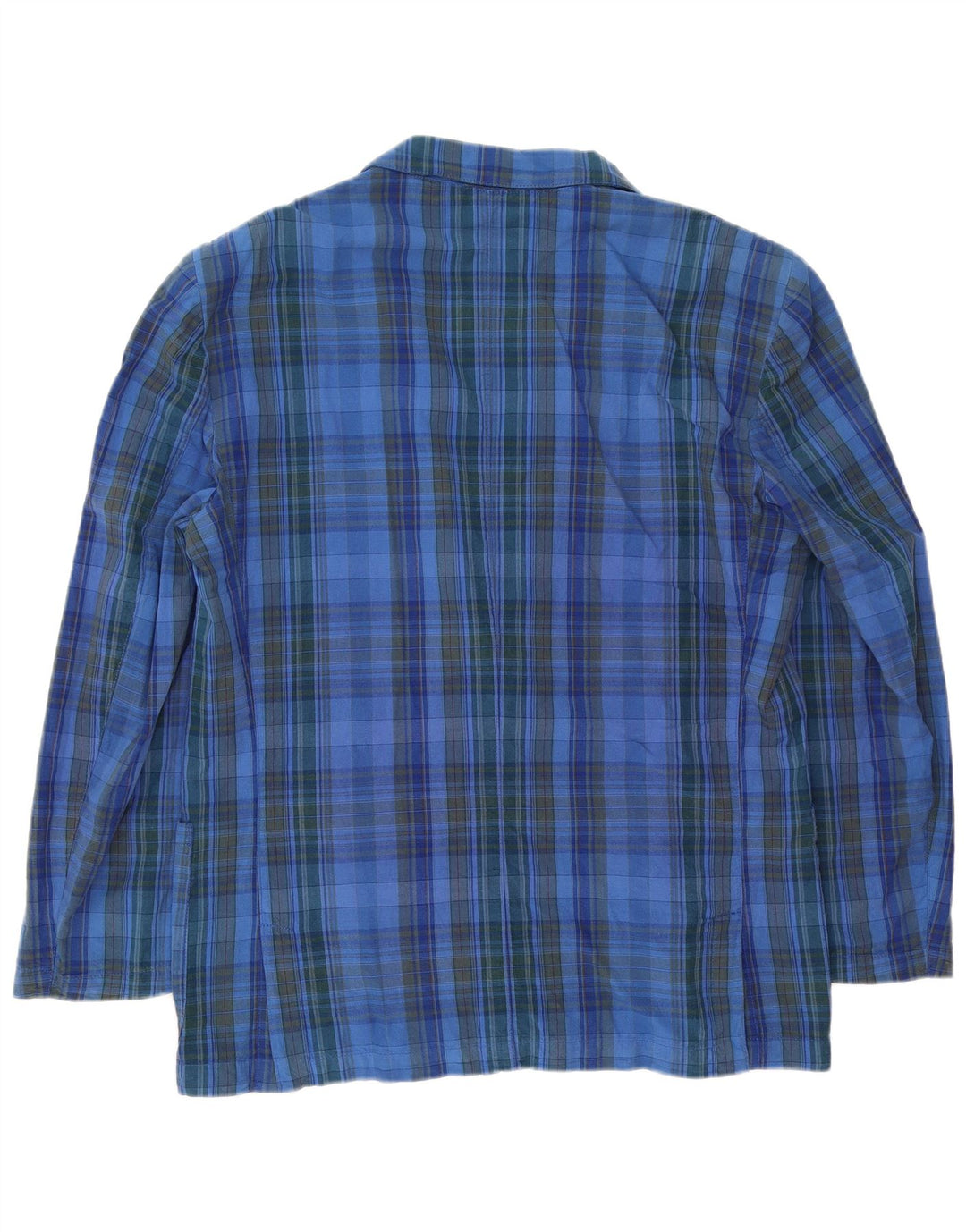 Carrera Herren-Blazer mit 2 Knöpfen, Gr. 40, groß, blau kariert