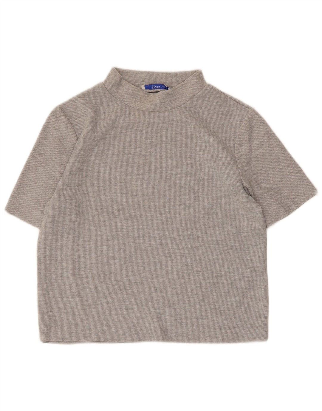 Zara Damen Crop Top UK 12 Mittelgrau