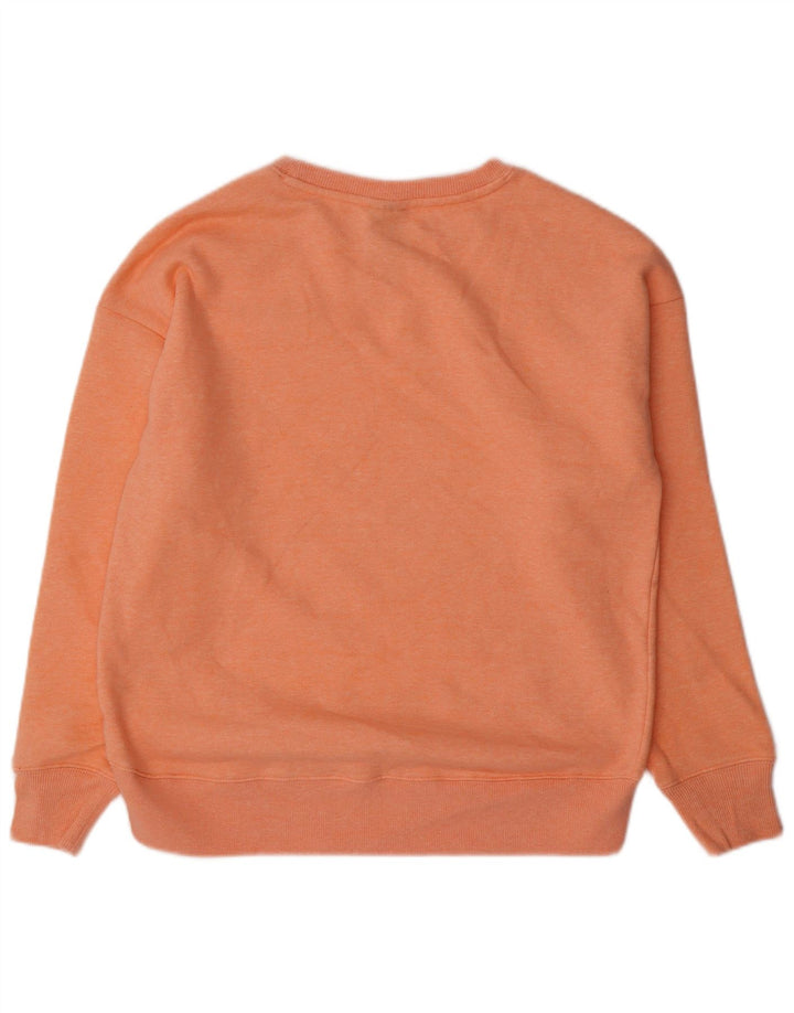 NEW BALANCE Damen-Sweatshirt in Übergröße, Gr. 10, Größe S, Orange gefleckt