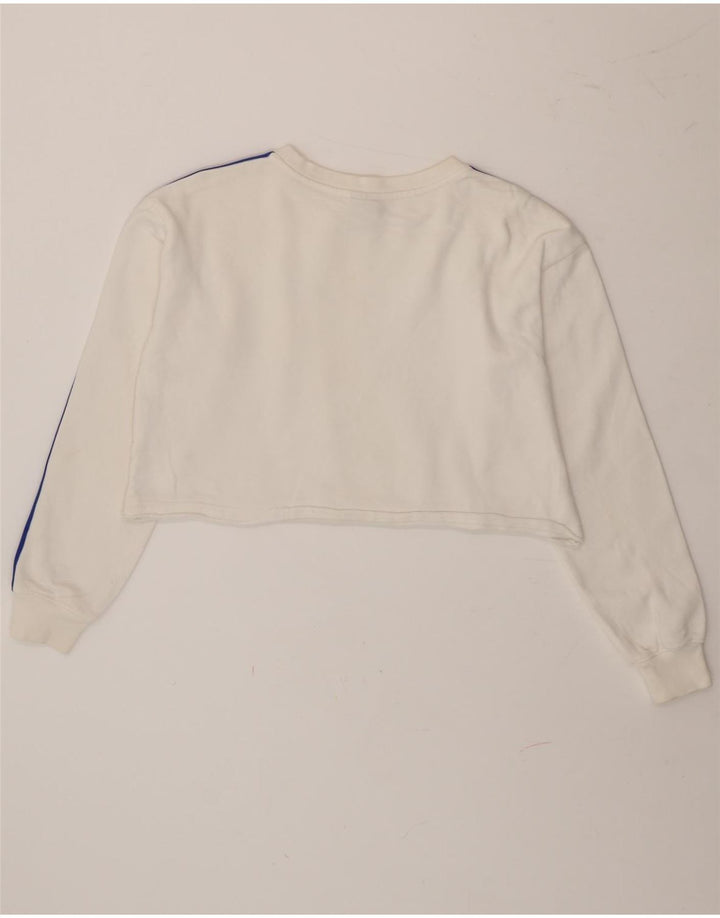 Champion Damen-Sweatshirt in Übergröße mit Grafik, Gr. 10, Größe S, Weiß