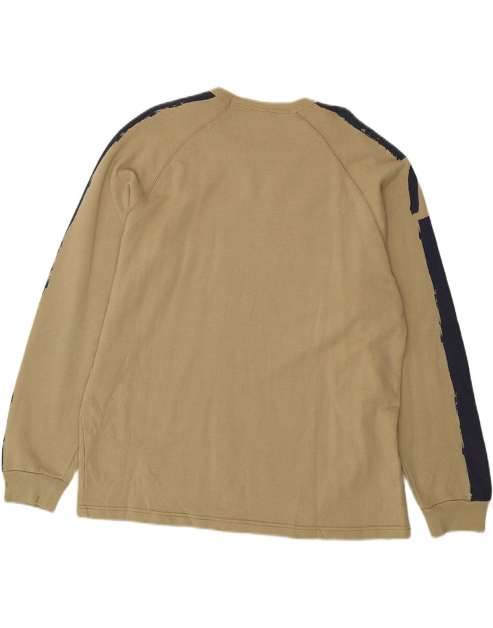 REPLAY Herren-Sweatshirt, Pullover, XL, Khaki, Colourblock-Baumwolle