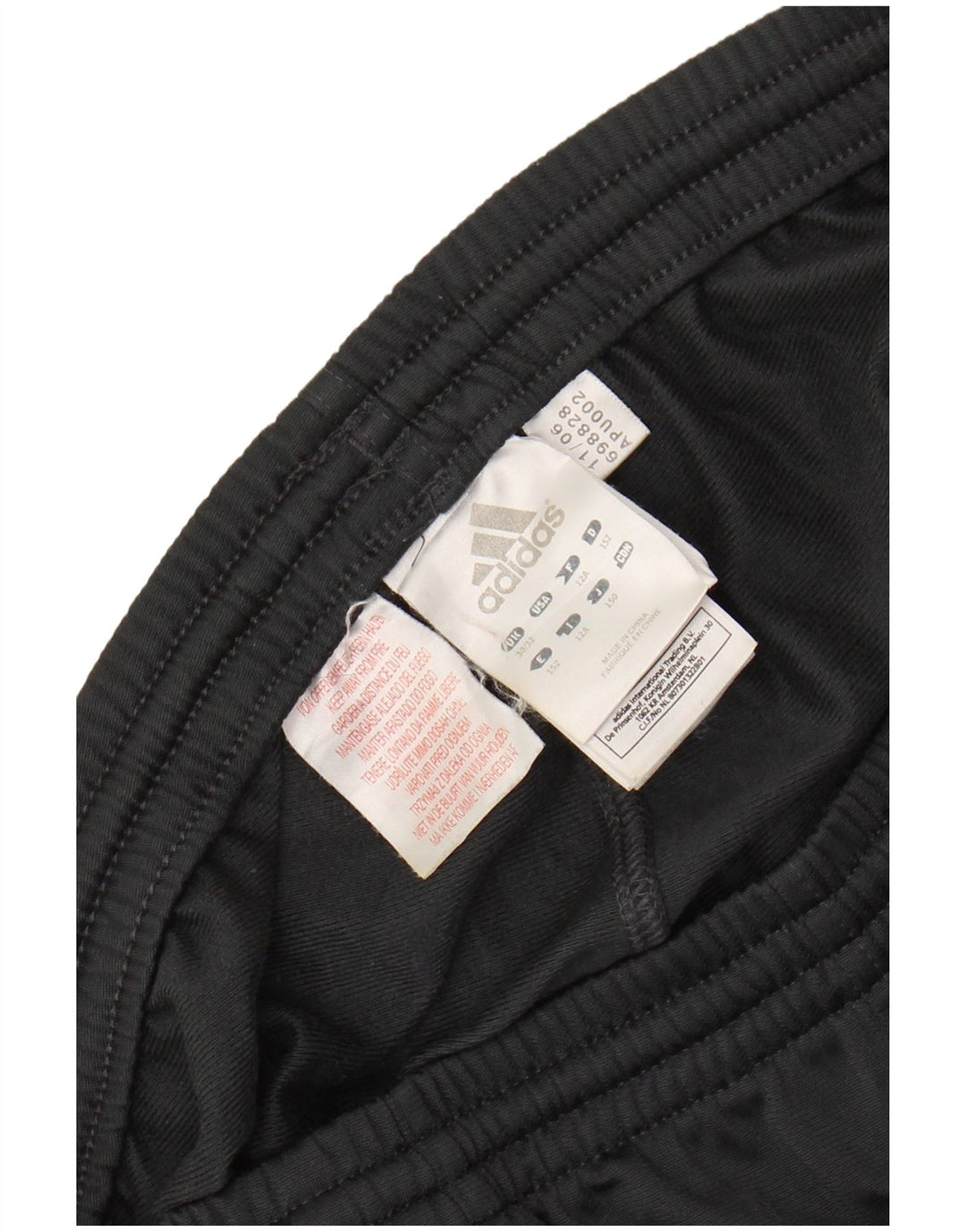 ADIDAS Trainingshose für Jungen, 11–12 Jahre, graues Polyester