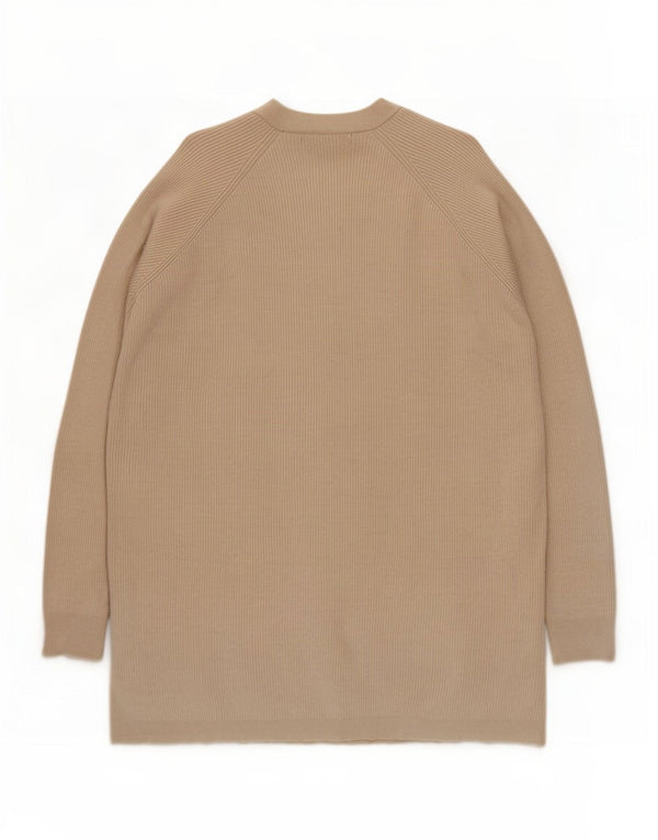 Marks & Spencer Offener Damen-Cardigan-Pullover UK 14 Mittelbeige Viskose