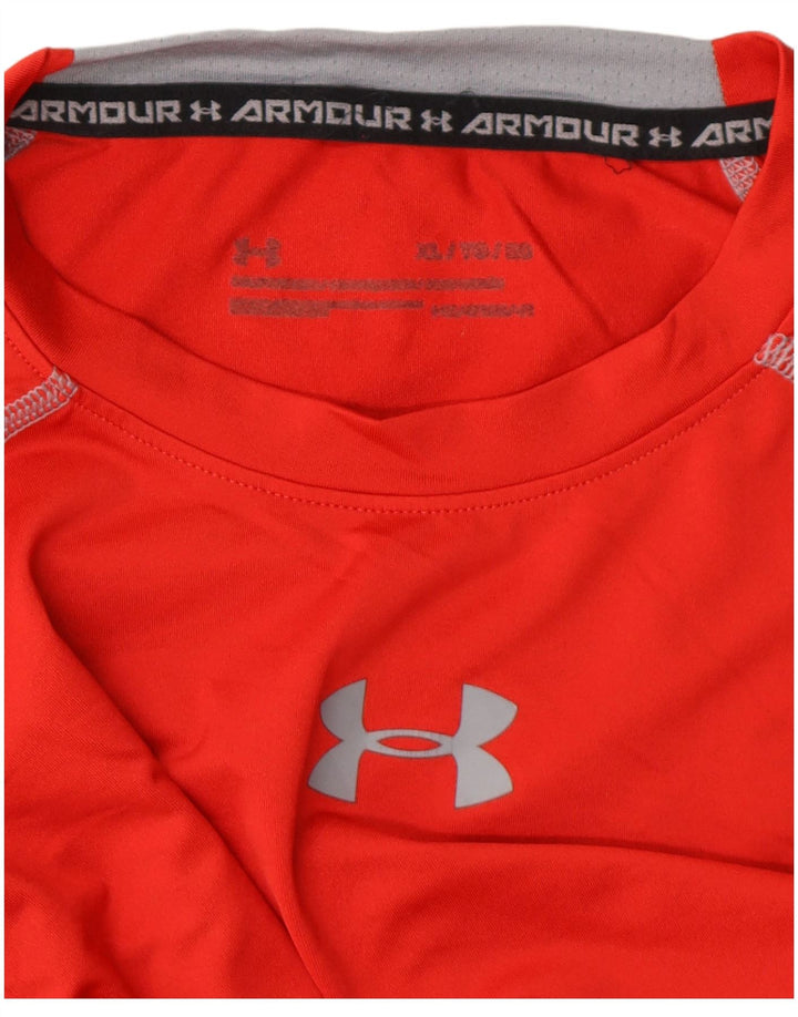 UNDER ARMOUR Herren Heat Gear Graphic T-Shirt Top XL Rot
