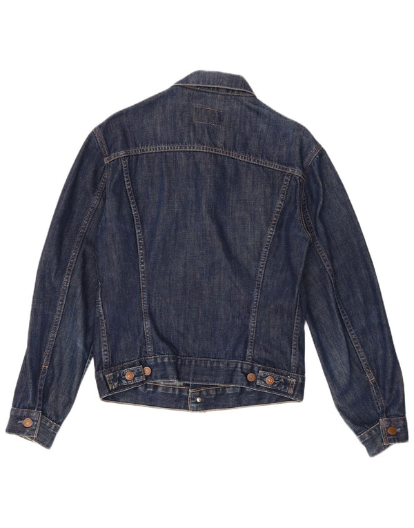 Levi's Jeansjacke für Mädchen, 11–12 Jahre, groß, marineblau, Baumwolle