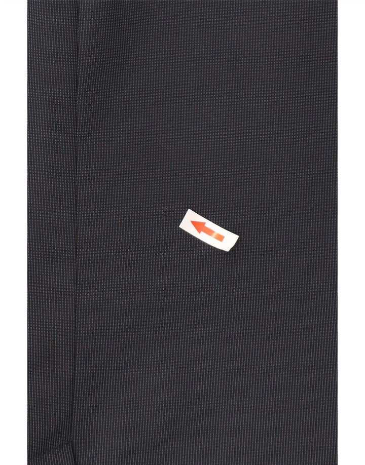 Massimo Dutti Herren-Blazer mit 2 Knöpfen, EU 48, mittelblau, Nadelstreifen